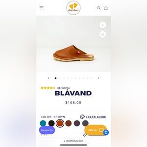 Duckfeet Blavand slip on clogs
